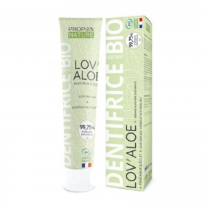 Propos Nature Zobu pasta ar alveju un citronu bez fluora, LOV'ALOE BIO